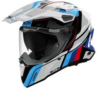 Casco motocross Airoh Commander 2 Skip, nero/bianco/rosso, XL (61/62)