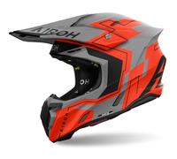 Casco motocross Airoh Twist 3 Dizzy arancione fluo opaco L