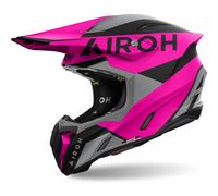 Casco motocross Airoh Twist 3 King rosa opaco L