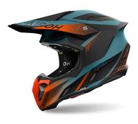 Casco motocross Airoh Twist 3 Shard arancione opaco L