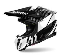 Casco Off-Road Airoh TWIST 3 THUNDER Black/White Gloss Taglia:L