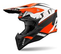 Casco motocross Airoh Wraaap Feel arancione opaco 2XL