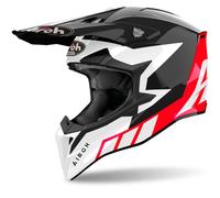 Casco motocross Airoh Wraaap Reloaded rosso lucido 2XS