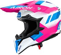 Airoh Casco Off-Road WRAAAP VISION Pink Gloss Taglia XS