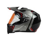 Casco Motocross,Calotta In ABS, Standard Di Sicurezza ECE 22.06, Aperture Di Ventilazione Per Un Raffreddamento Ottimale,Adulto(B,S(54-55 cm))