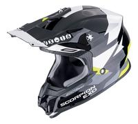 Casco motocross Scorpion VX-16 EVO AIR ROD nero-giallo fluo 2XL