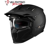 Casco modulare da moto MT Streetfighter SV S Pure A1 nero opaco L
