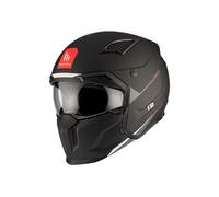 Casco Modulare Mt Helmets Tr902B Sv Streetfighter Sv S Solid Opaco Nero Opaco XL
