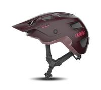 ABUS MoDrop Casco MTB, casco da bicicletta robusto con buona ventilazione per mountain bike, vestibilità personalizzata, per donna e uomo Rosso scuro (wildberry red) L (57-61 cm)