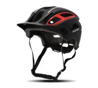Casco MTB Acerbis Double P Nero/RossoL-XL Nero,Rosso