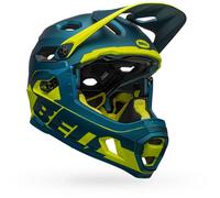 Casco MTB BELL SUPER DH Spherical Mips mentoniera removibile 2023 - Taglia: M, Colore: Giallo Fluo