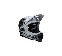 Casco MTB BELL SUPER DH Spherical Mips mentoniera removibile 2024 - Taglia: M, Colore: Bianco/nero
