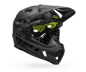 Casco MTB BELL SUPER DH Spherical Mips mentoniera removibile - Colore: Nero, Taglia: S