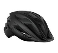 Casco bici MET Crossover con luce LED di sicurezza 2024 MIPS - Taglia: M, Colore: Nero
