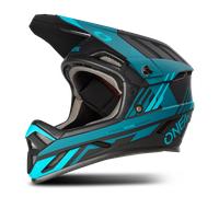 Oneal Backflip Strike V.23 Casco da discesa, nero/blu, Taglia XS (53/54)