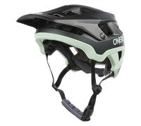 ONeal Defender Solid, Casco da MTB L/XL male Opaco Nero/Verde Chiaro