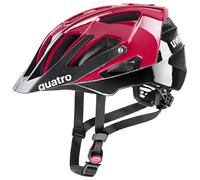 Casco MTB Quatro rosso/nero M
