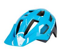 Casco MTB Singletrack celeste