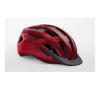 Casco multi MET ALLROAD con luce di sicurezza a LED 2026 - Taglia: S, Colore: Rosso