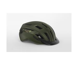 Casco multi MET ALLROAD MIPS con luce di sicurezza a LED 2026 - Colore: Verde, Taglia: M