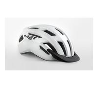 Casco multi MET ALLROAD MIPS con luce di sicurezza a LED 2026 - Taglia: M, Colore: Bianco