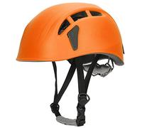 Casco multi-sport Sport all'aria aperta Sicurezza Protezione della protezione Casco dell'ingranaggio per arrampicata Alpinismo Esplorazione Protezione antincendio della testa di salvataggio(arancia)