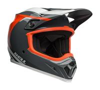 Bell MX-9 MIPS Dart, casco a croce M male Grigio/Bianco/Arancione