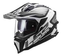 CASCO MX701 EXPLORER ALTER MATT BLACK WHITE-06 | LS2 | NUOVO - MotoCharlie