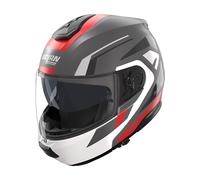 Nolan N100-6 Cinetico 361, casco flip up 3XL female Opaco Grigio Scuro/Bianco/Rosso/Nero