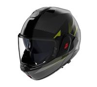 Casco Modulare Nolan N120-1 CICLONE 362 Grigio lava / Nero / Verde impulso