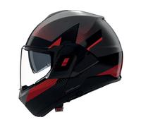 Casco Modulare Nolan N120-1 CICLONE 364 Grigio lava / Nero / Rosso Taglia:XXXL