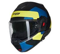 Casco N120-1 OMOCROMO Nero Giallo Blu Opaco NOLAN - UE: M