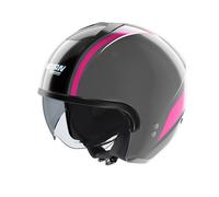 Nolan N20-2 Dolce Vita 346, casco aperto XXS female Grigio Scuro/Fucsia