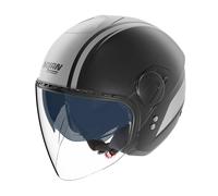 Nolan casco jet N20-2 Visor Dolce Vita - 347 Nero Bianco opaco XXL