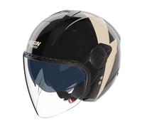 Nolan Casco Jet N20-2 VISOR IMPETO 344 Nero/Avorio Taglia M