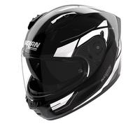Casco N60-6 SINCRONO Nero Bianco NOLAN - UE: M