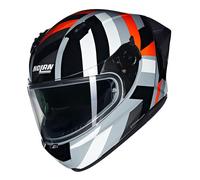 Casco Integrale Nolan N60-6 SPORT DINAMICO 345 Grigio / Arancione / Nero