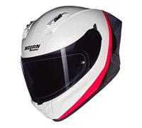 Nolan N60-6 Sport Verniciatura Speciale 347, casco integrale XL male Bianco/Nero/Rosso Fluo