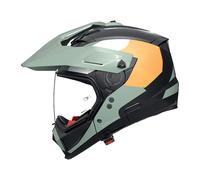 Casco Crossover Nolan N70-2 X SELVADO 348 Nero/Verde grigio/Bianco/Arancione Taglia:XL