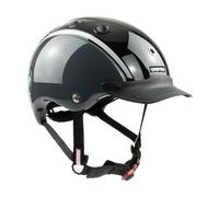 CASCO Nori black grey horseshoe shiny riding helmet