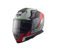 Casco NOS NS-10 SONIC ITALY MATT Rosso Verde Opaco NOS - UE: XS