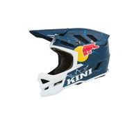 Kini Red Bull DHC 1.0 Casco da discesa, bianco-turchese-blu, taglia L per maschi