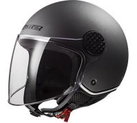 Casco jet LS2 SPHERE LUX Solid Titanio Opaco S