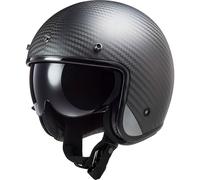 Casco Jet Carbonio Ls2 OF601 Bob II Carbon Opaco M