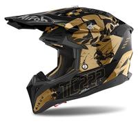 Airoh Aviator 3 The Legend, casco a croce M male Nero/Oro
