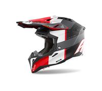 Casco Off-Road Airoh AVIATOR 3 MONARCH Grey/Red Matt Taglia:M
