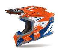 Casco Off Road Airoh AVIATOR 3 Spin Orange Fluo Matt Taglia:XL