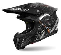 Airoh Casco Offroad Twist 3 Arcade Matt Nero Taglia XS