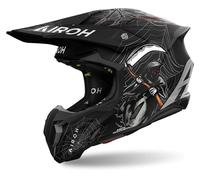 Airoh Twist 3 Arcade Casco da motocross, nero-grigio, taglia 2XL