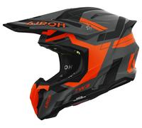 Airoh Twist 3 Dynasty Casco da motocross, grigio-arancione, taglia L per maschi